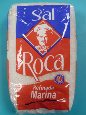 Sal marina en grano Roca