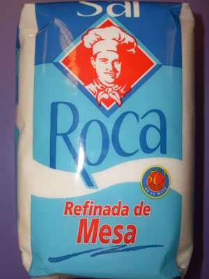 Sal refinada de mesa